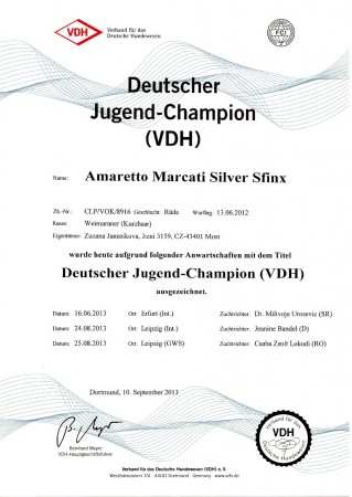JuniorChampion of Germany